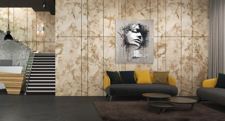 Sandeco Art – Sedef Efektli Grenli Dekoratif Kaplama